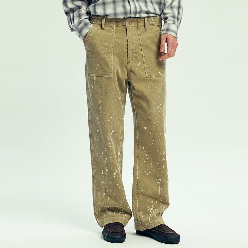 KND（ケイエンド）の「w&s corduroy fatigue pants sand beige（Pants）」