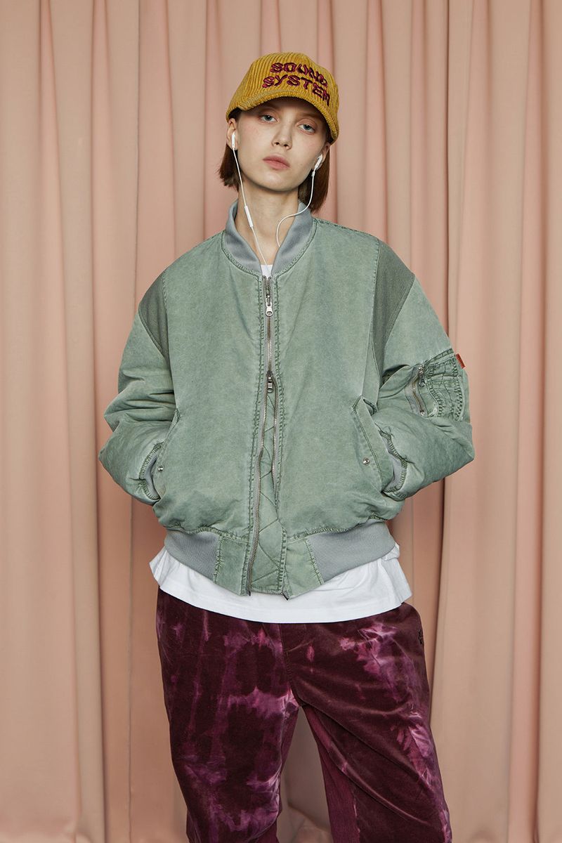 PIGMENT MA-1 JUMPER / KHAKI