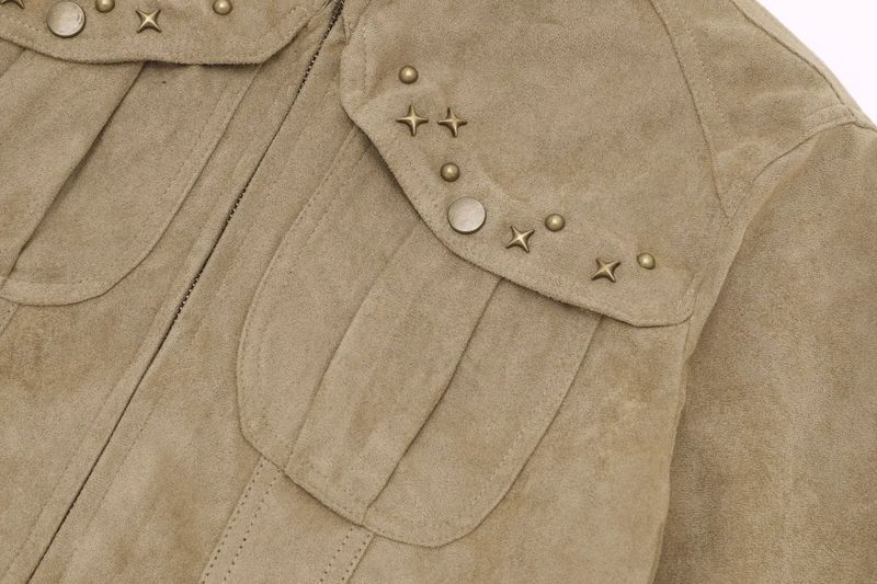 Bella Star Stud Suede Jacket