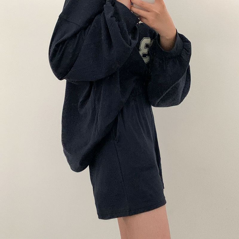 [Sweat + shorts] loose training set