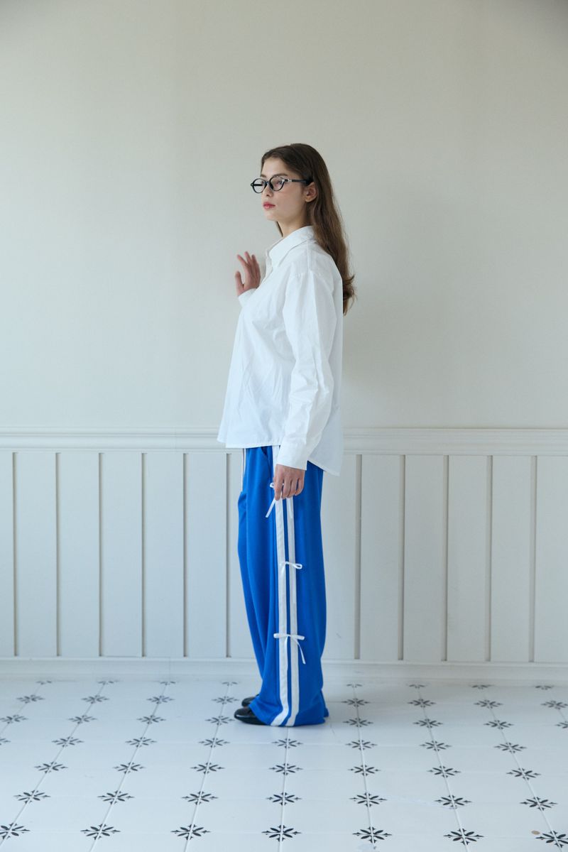 RIBBON TRACK PANTS (2 COLORS)