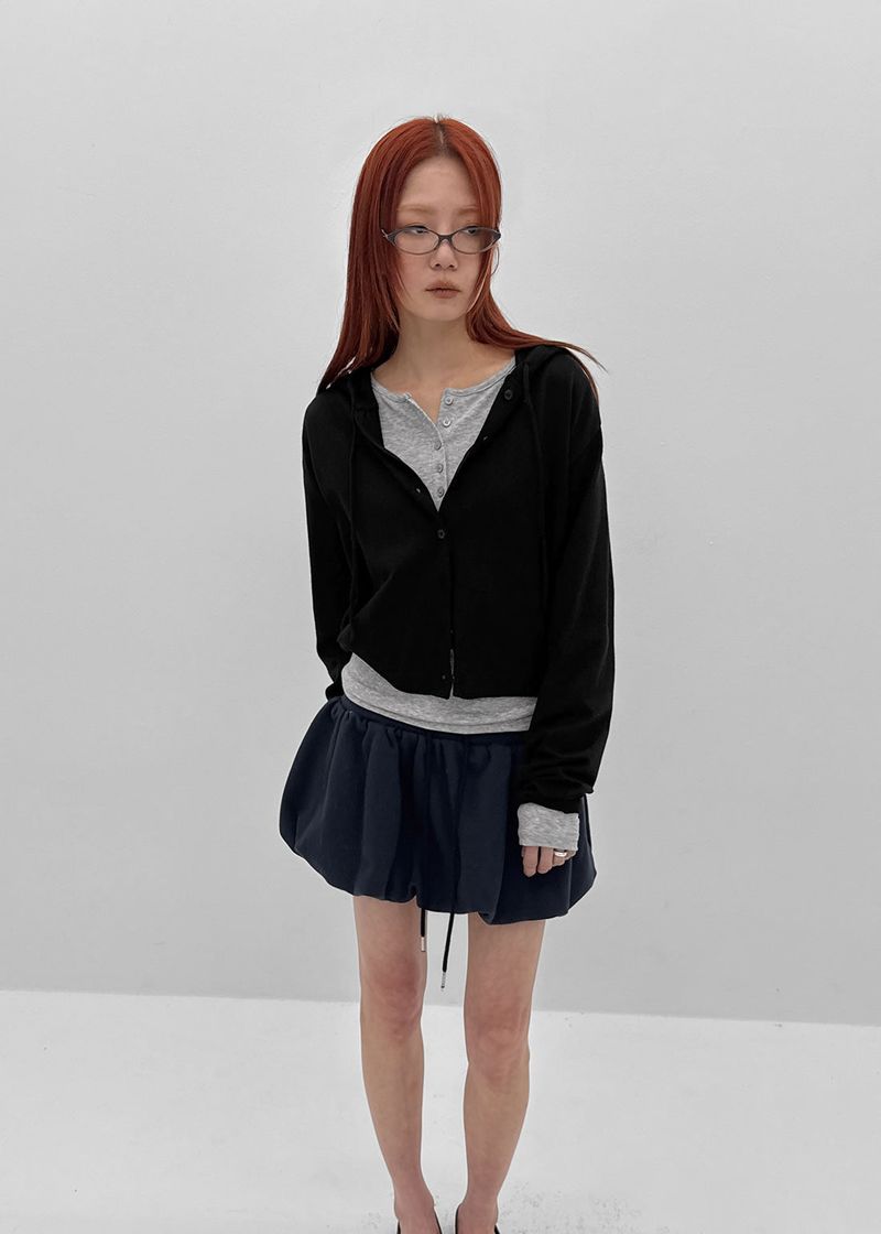 [MADE] Buduri Hooded Knit Cardigan
