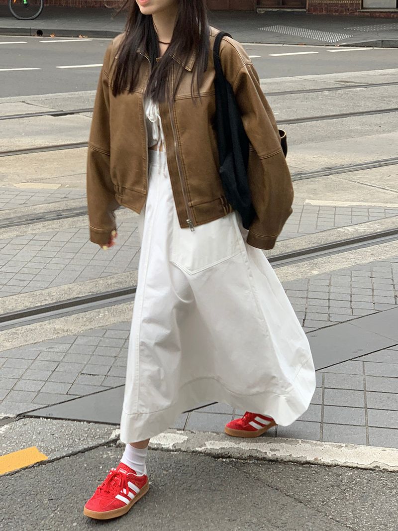 [MADE] POUTO COTTON LONG SKIRT