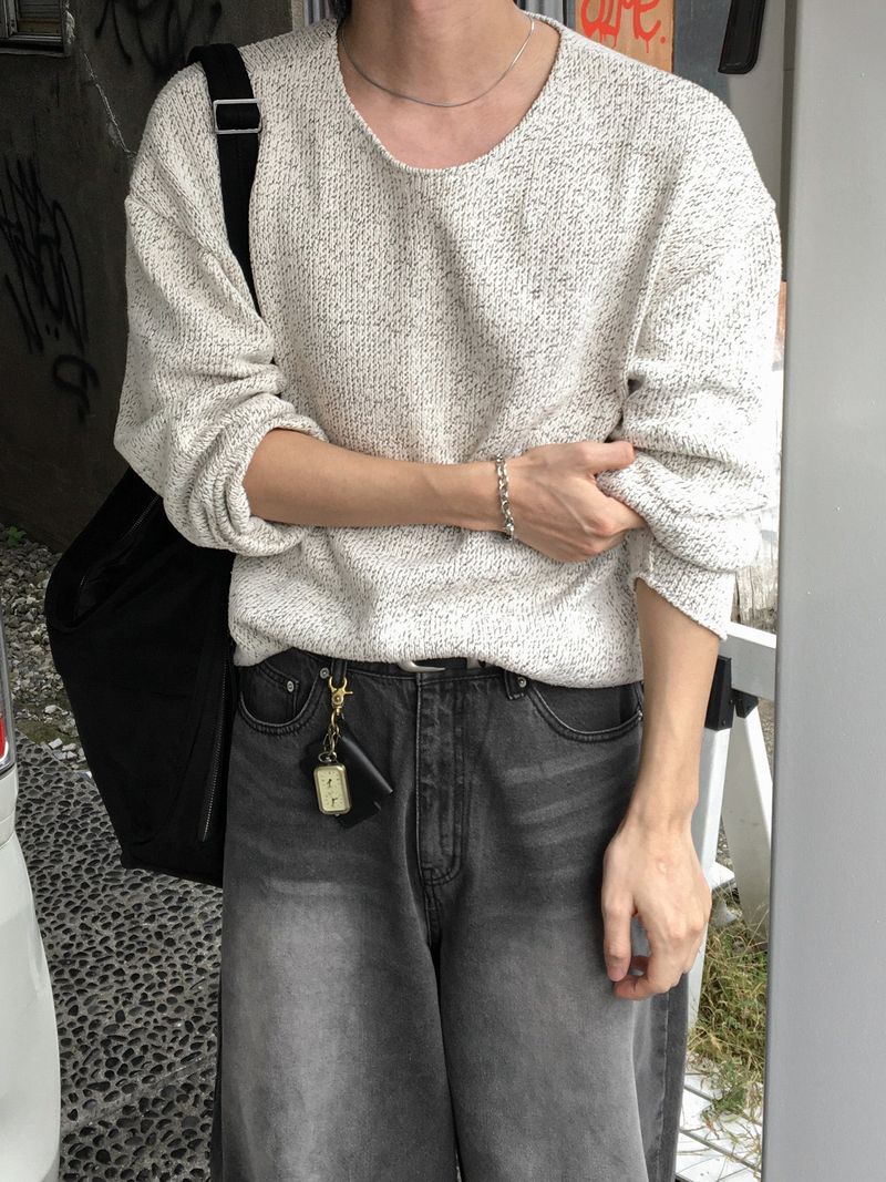 Rick QnQ Round Neck Knit