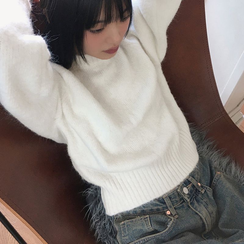 WONDER WONDER（ワンダーワンダー）の「Adieu パステルグラデーションミックスラウンド長袖ニット（トップス）」