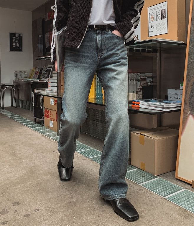 クルイ ブーツカット デニムパンツ