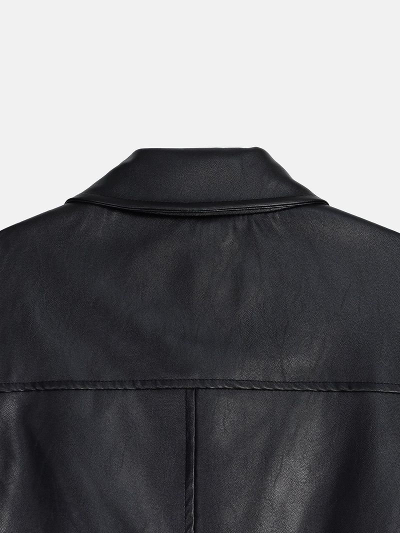 Web Leather Jacket