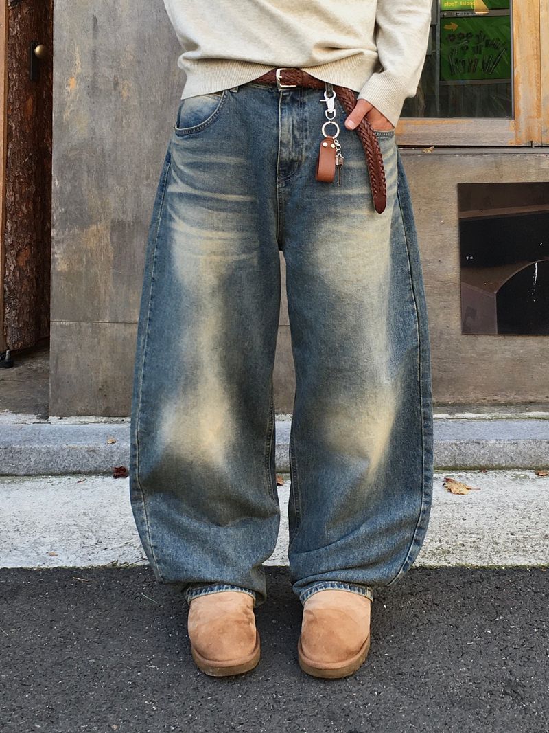 SSROOM（エスエスルーム）の「Hughes Sand Wide Denim Pants 2C（Pants）」