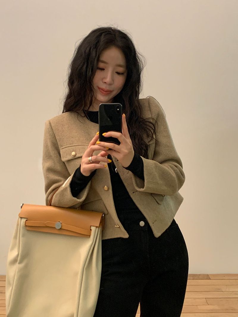 [MADE] Benne wool handmade tweed jacket