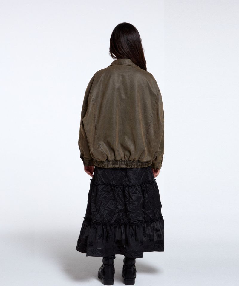 CALLOUT WASHED JACKET / BROWN