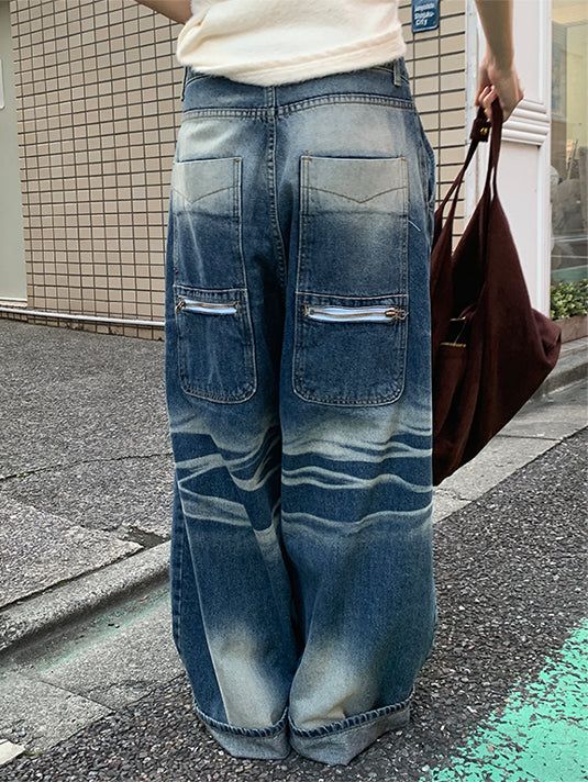 BACK POCKET MAXI JEANS (2C)
