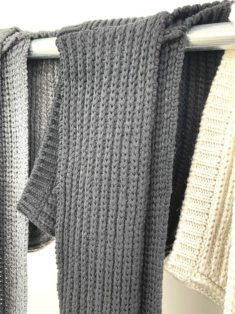 1120. Knit hood muffler (3color)