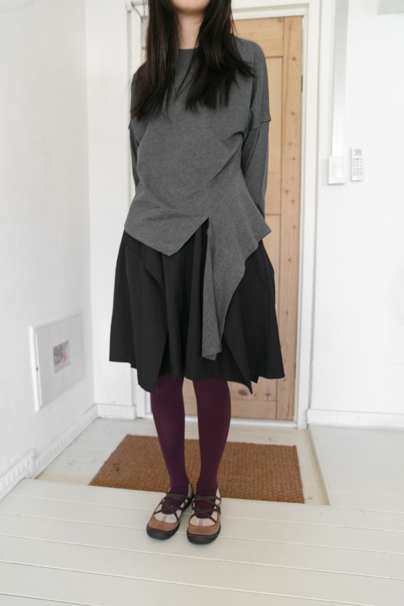 wrap button midi skirt(2colors)