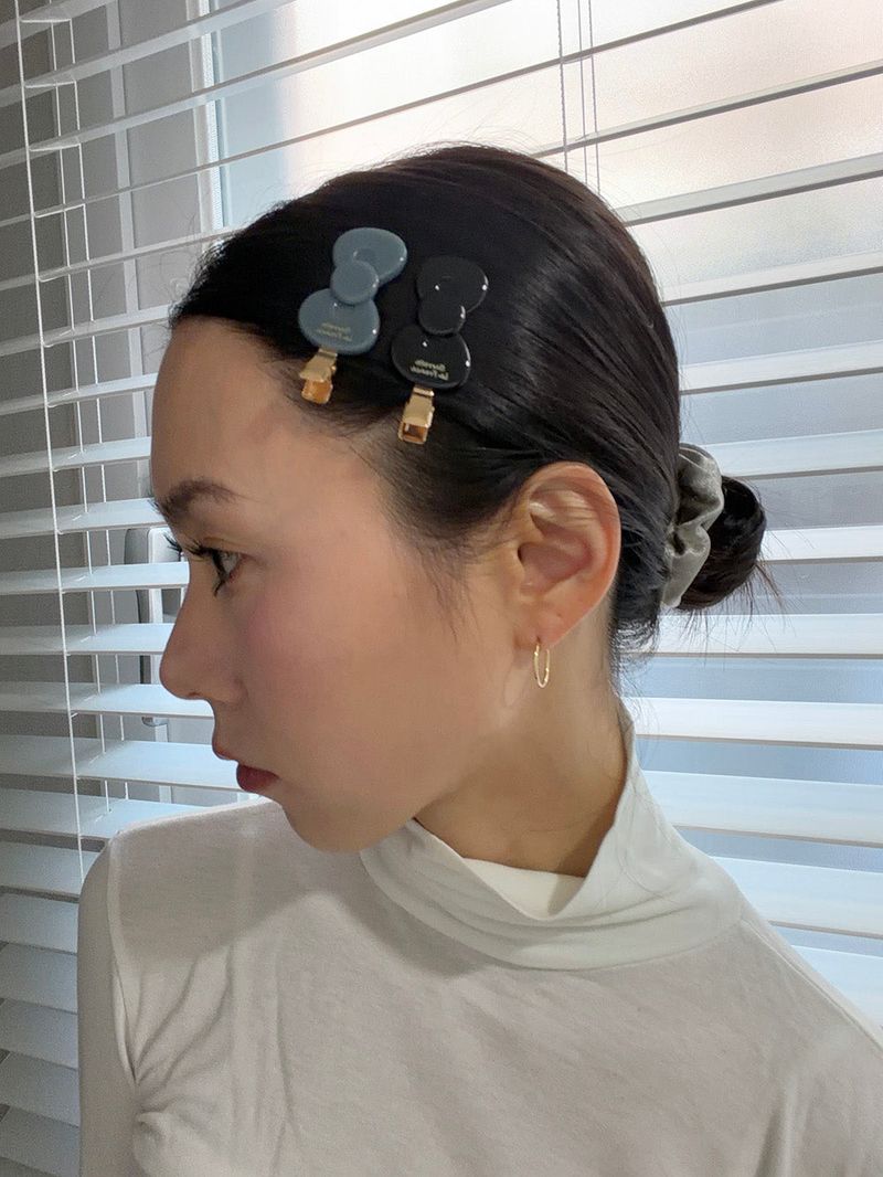 Any ribbon hair pin (7color)