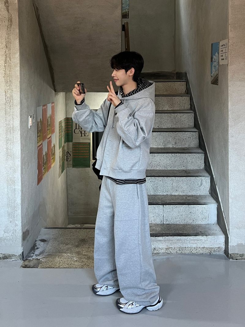 Nest Button Hoodie Zip-Up (3 Colors)