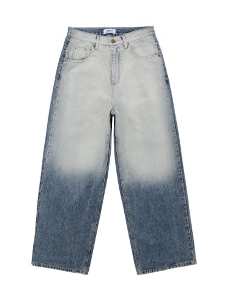M195 POINT WIDE DENIM PANTS