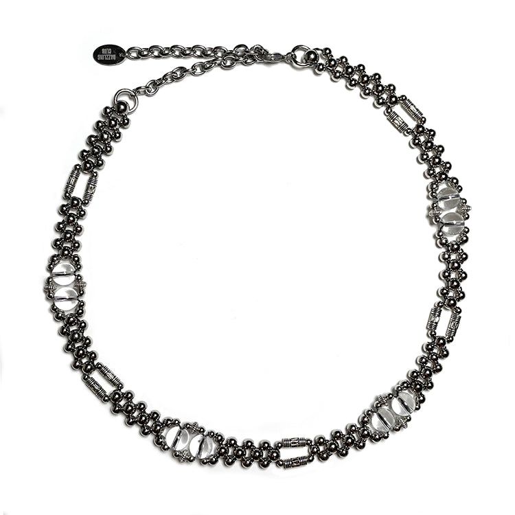 Dazzling Club(ダズリン クラブ)の「Crystal Ball Chain Necklace(wear by Aespa Winter)(Accessories)」