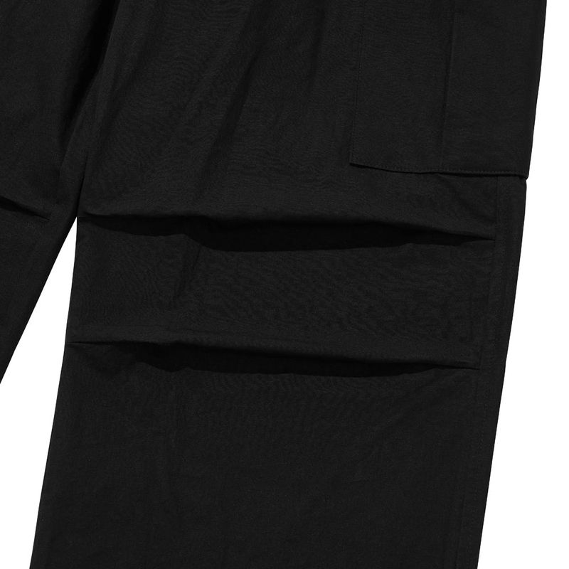 STRING CARGO PANTS [BLACK]