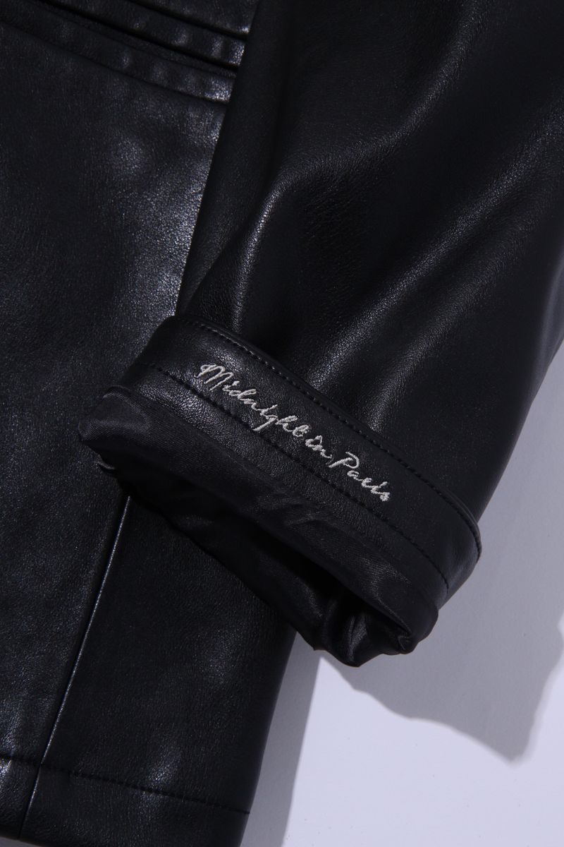 エッセンシャルブレザーレザージャケット