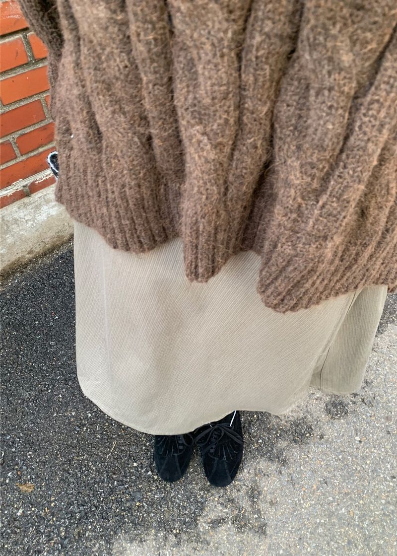  STRIPE BLEND SKIRT