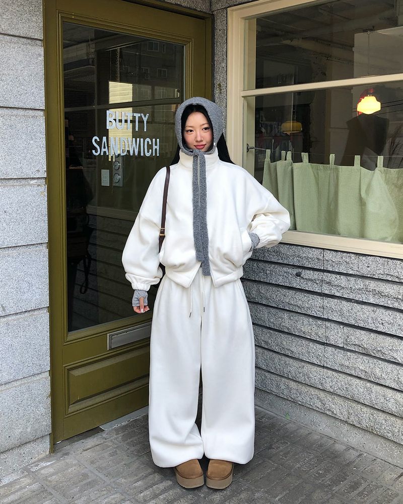 [ORIGINAL] WINDY ZIP-UP FLEECE SET
