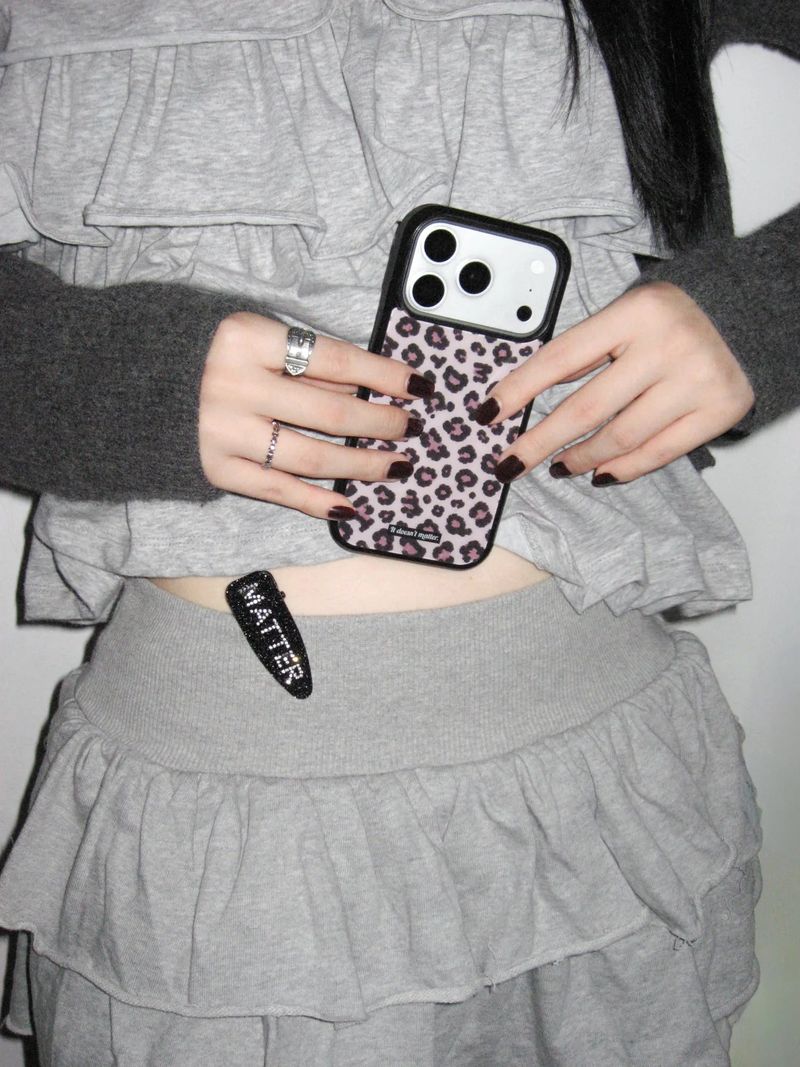 Wild Leo phone case (Dusty Pink)