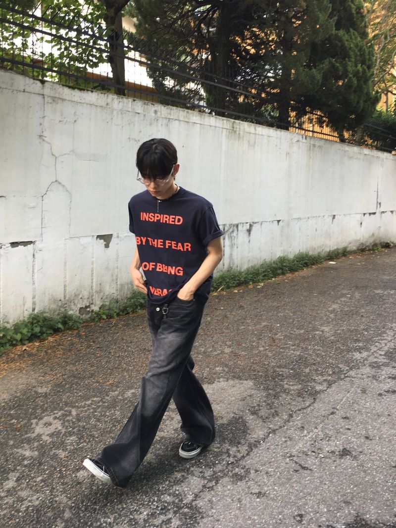 Jeep Button-Fly Curved Pants 2C