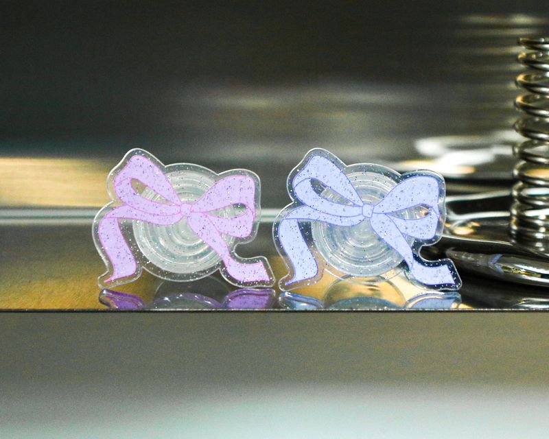 【MADE】Ribbon Glitter Smart Tok / Pesto 24.