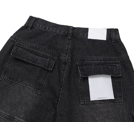 Rex Cargo Parachute Denim Pants