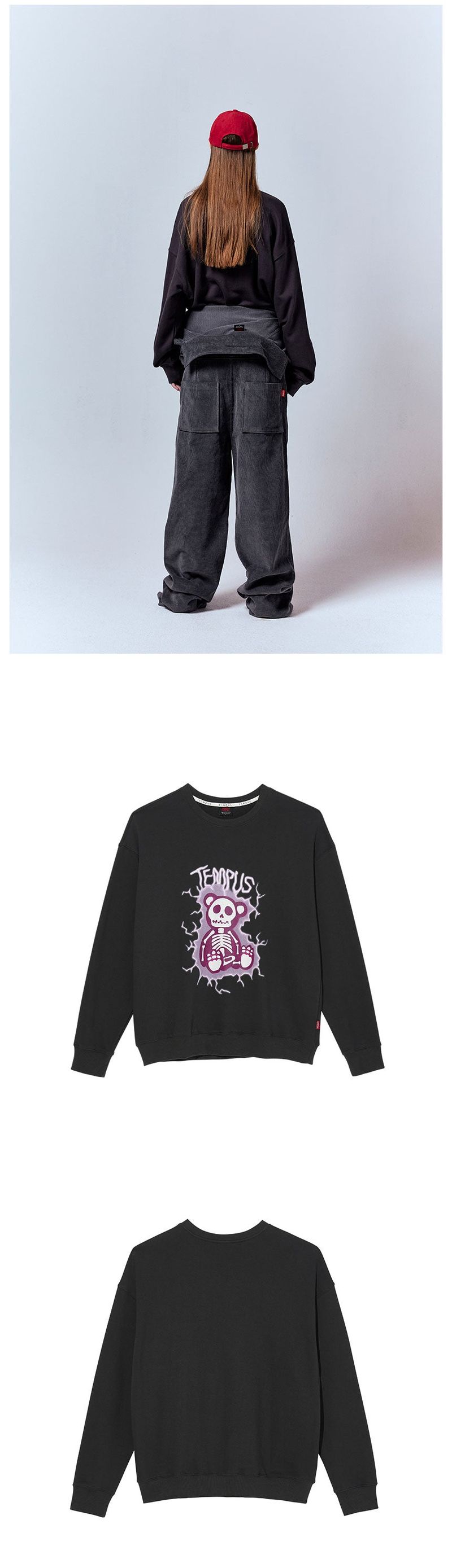 THUNDERBOLT SWEATSHIRTS [CHARCOAL]