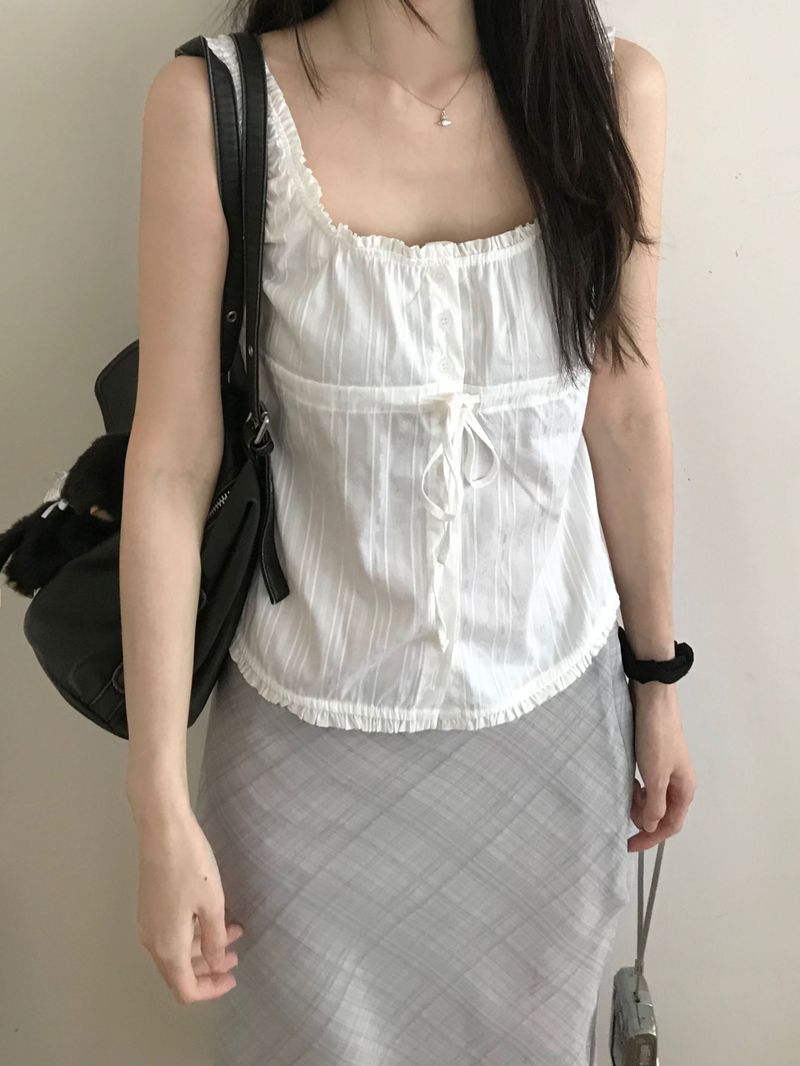Scoop lace top (one color)