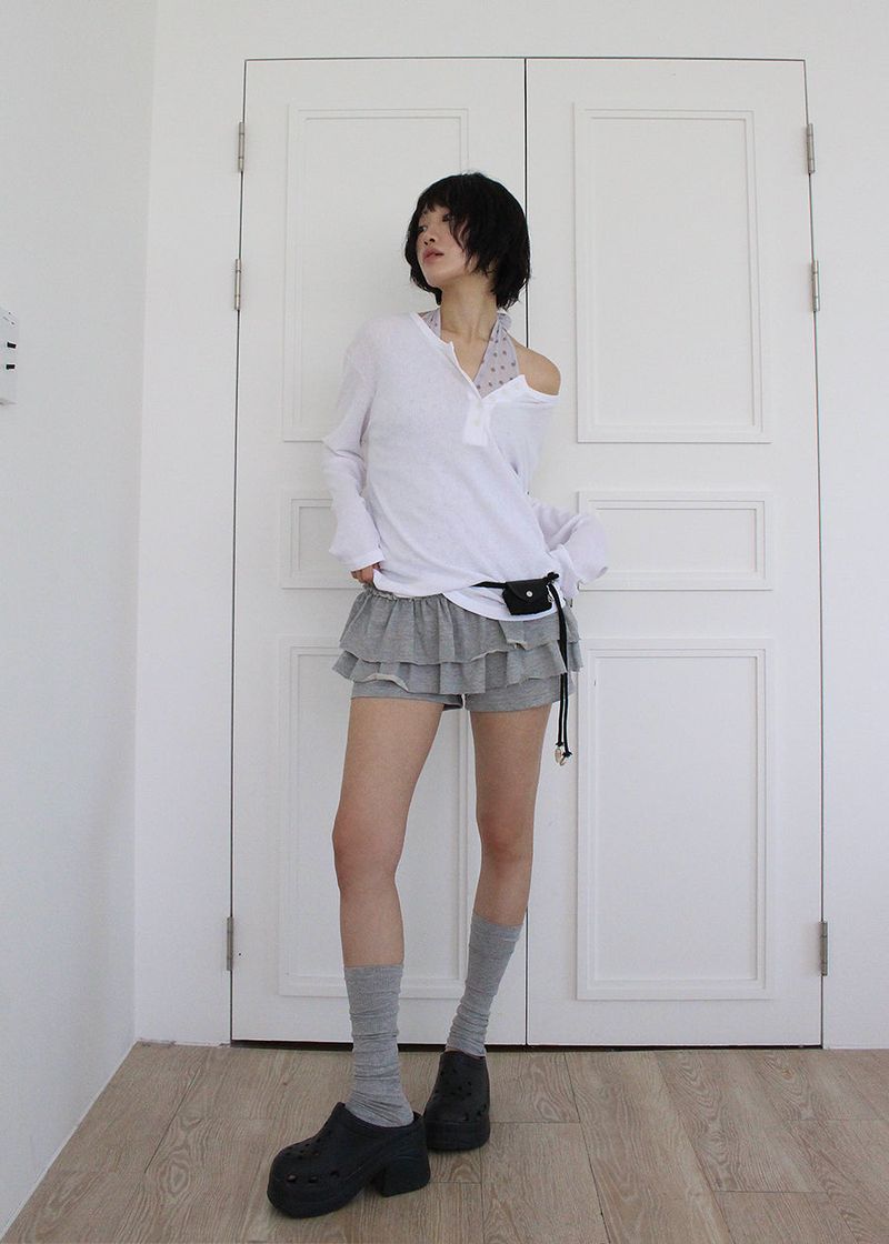 FRILL SKIRT SHORTS