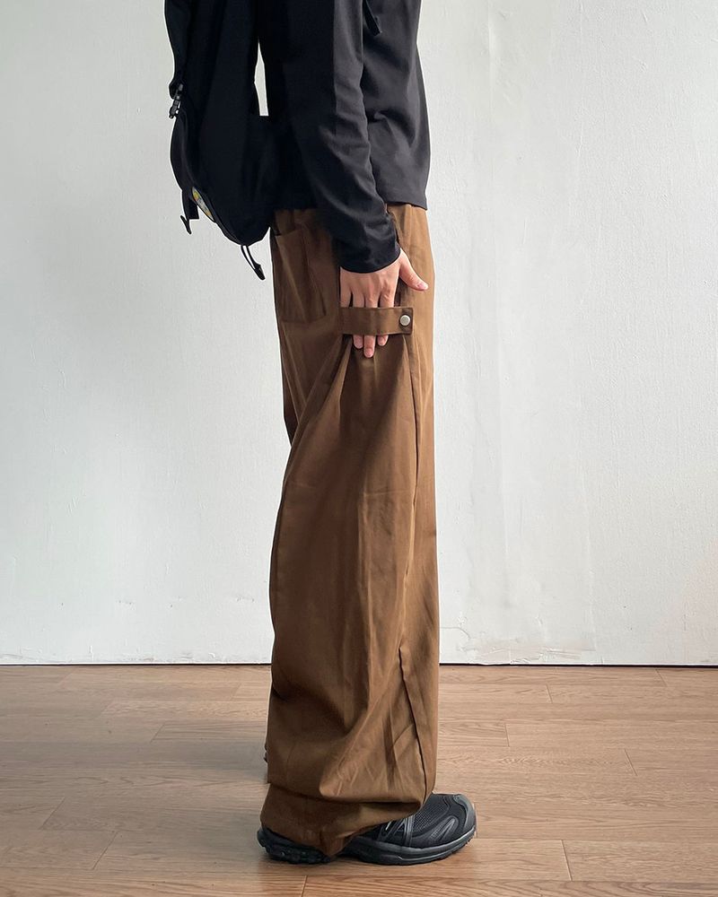 Sans Snap Cotton Pants