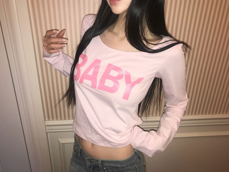 glitter-baby tight top(4 color )