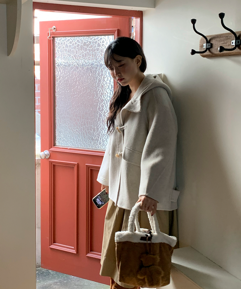 Duffle Half-Length Handmade Coat Jacket