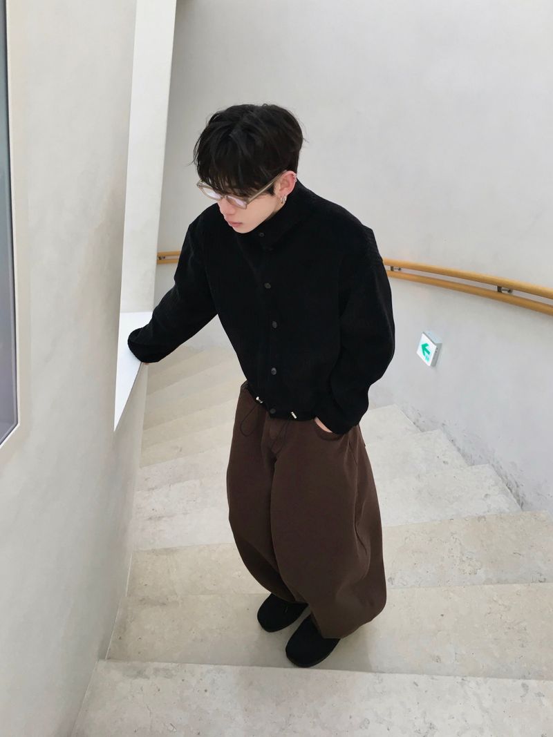 Merrick Velour High Neck Cardigan 3C