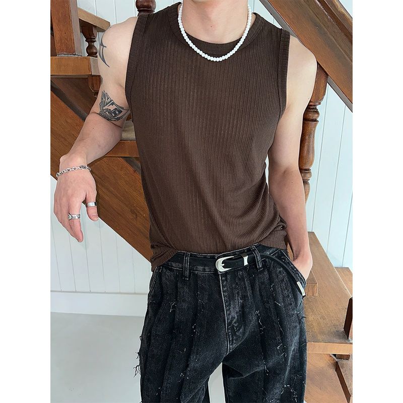 LAURANT（ロラン）の「[S/S] See through sleeveless (5color)（Tops）」
