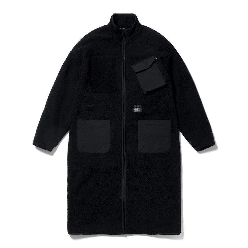 BLEND OVERSIZED FLEECE COAT