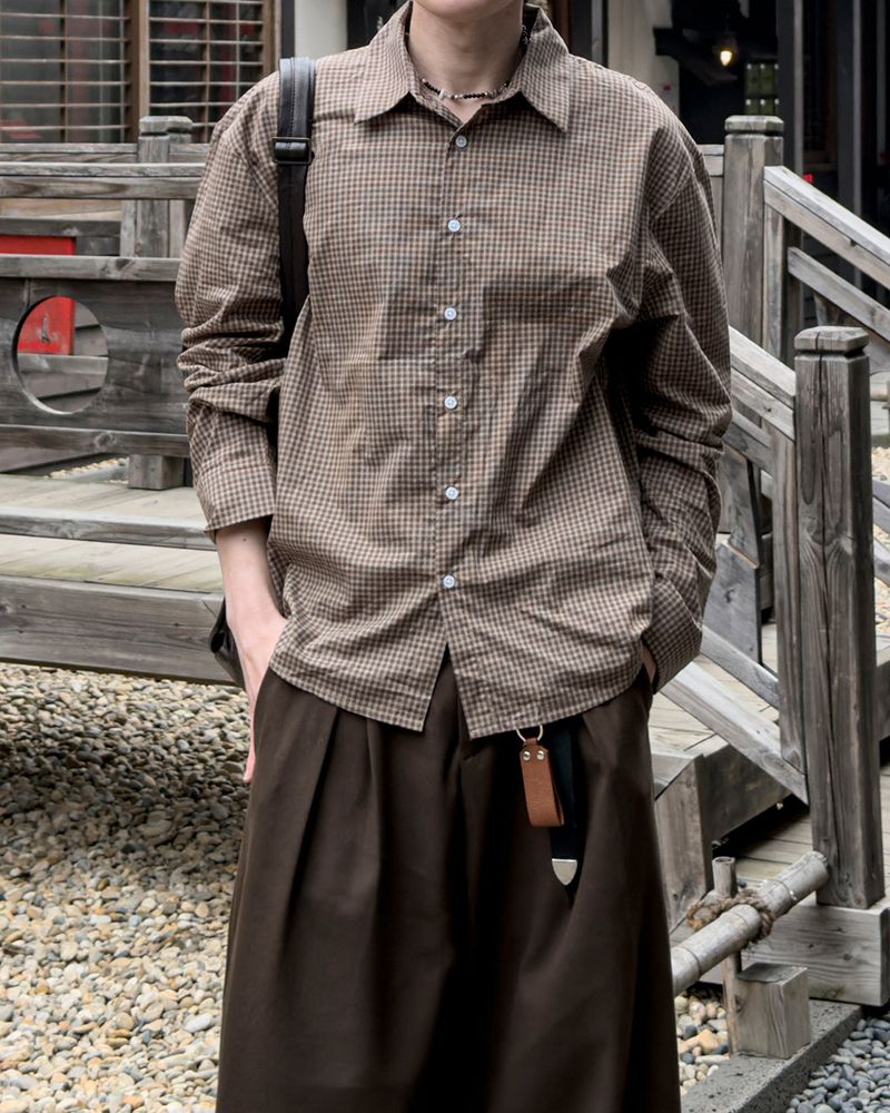 Better Mini-Check Cotton Shirt