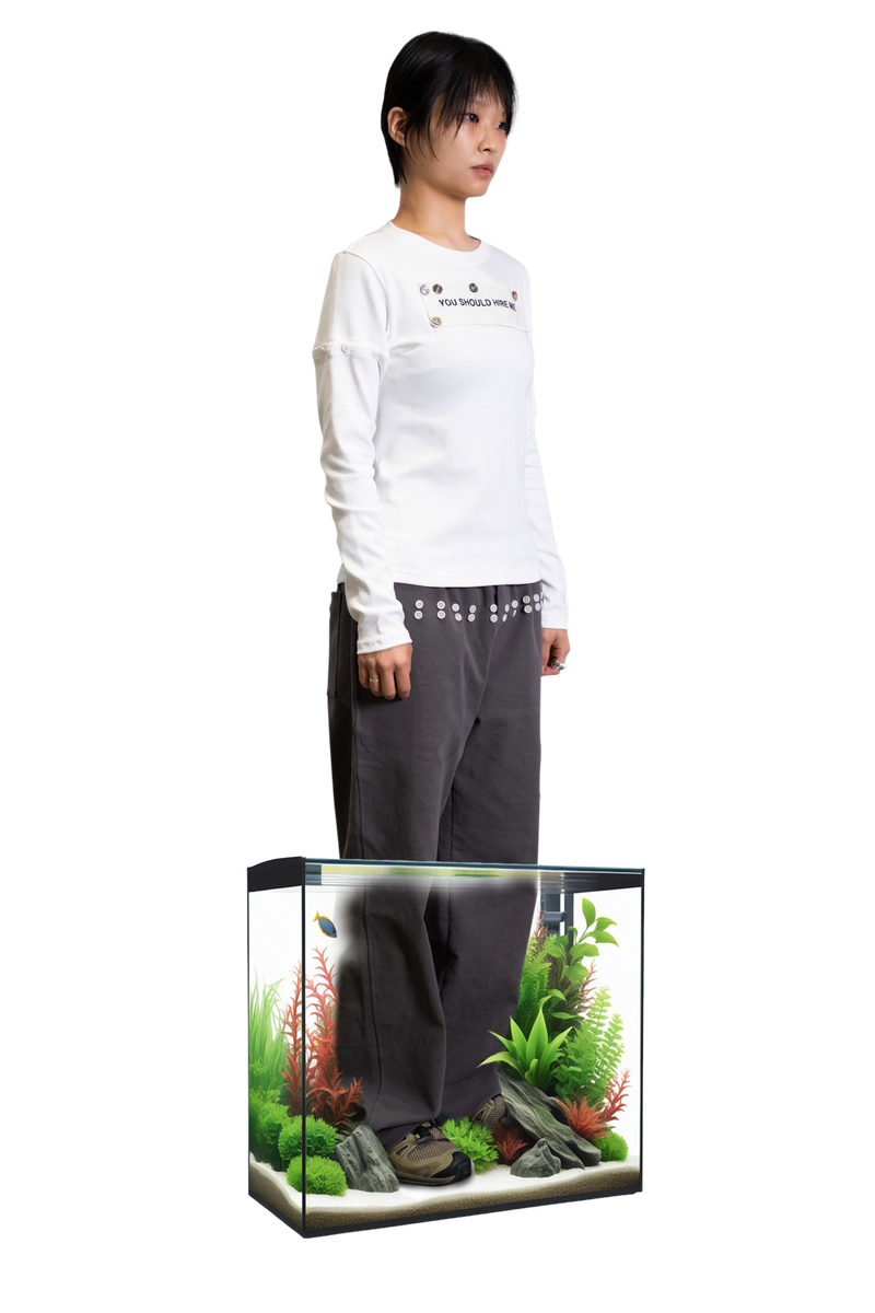 DON'T PUSH MY BUTTONS TROUSER (CHARCOAL)