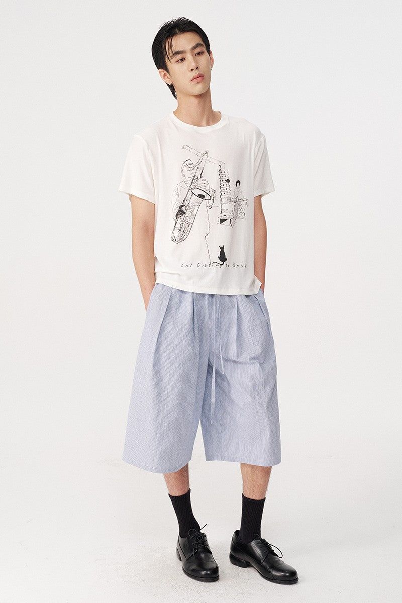 Jazz Cat Graphic Tee