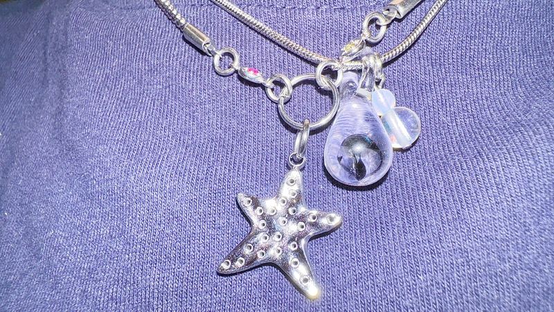 Trippy mushroom necklace.05 (2color)