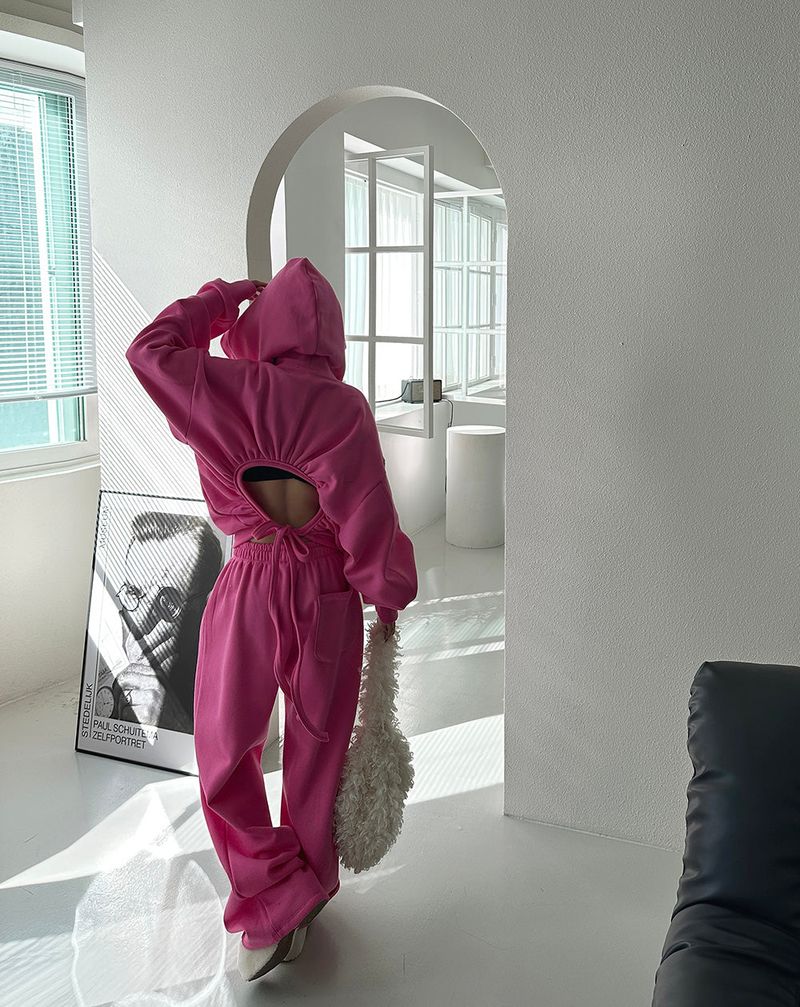 Valen Napping Backless Hoodie