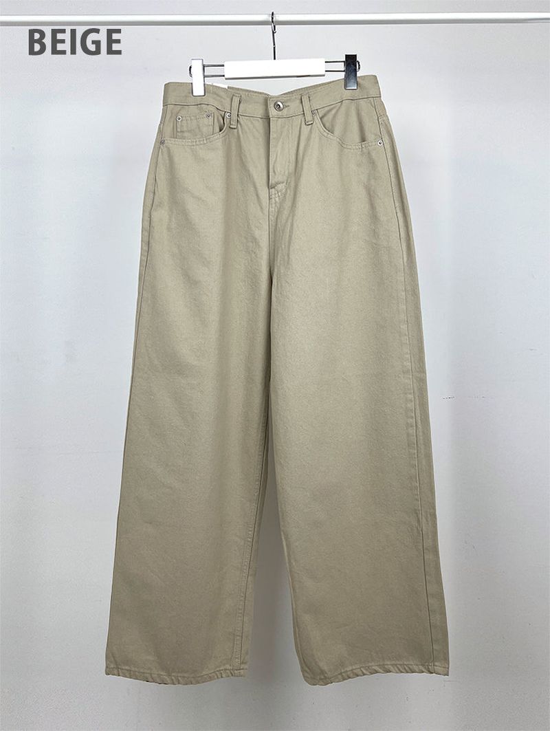 BASIC WIDE PANTS (5C)