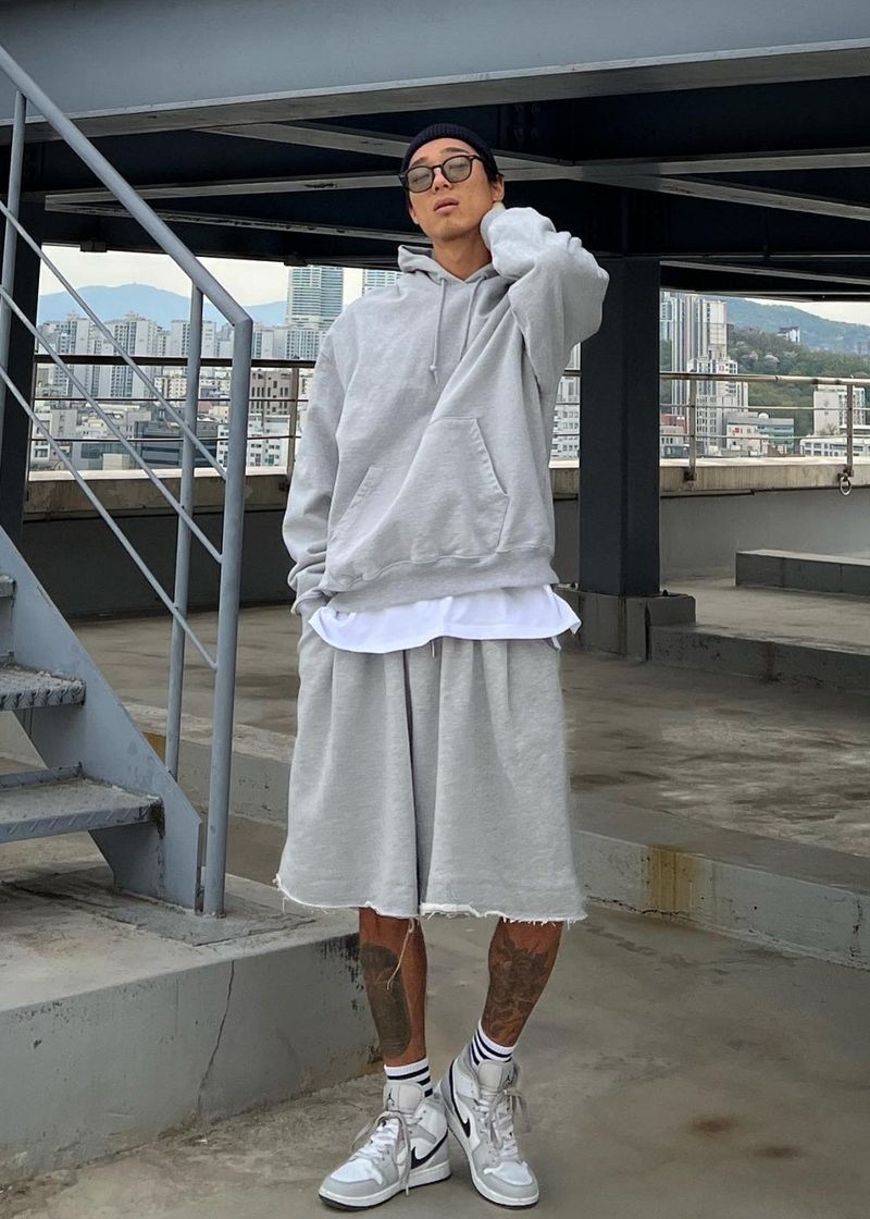Essential flared half Pants 4COLOR