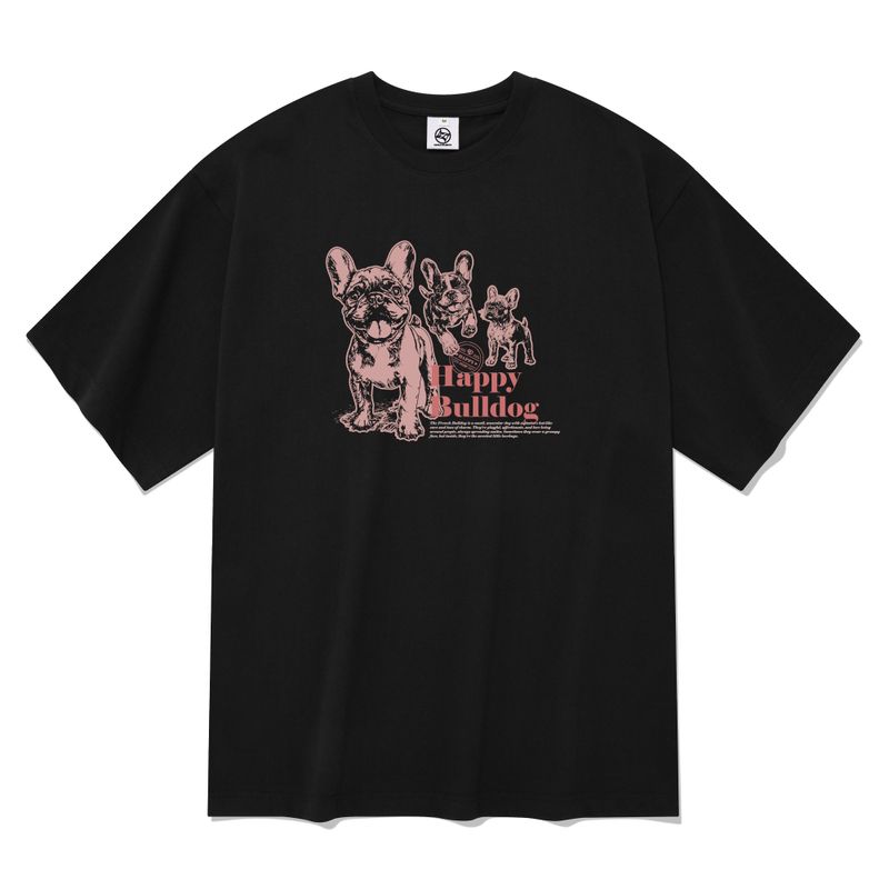 HAPPY BULLDOG T-SHIRTS