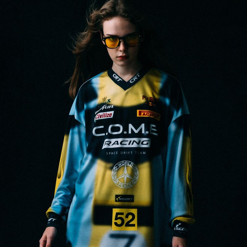 [UNISEX] C.O.M.E Moto Jersey (Yellow)