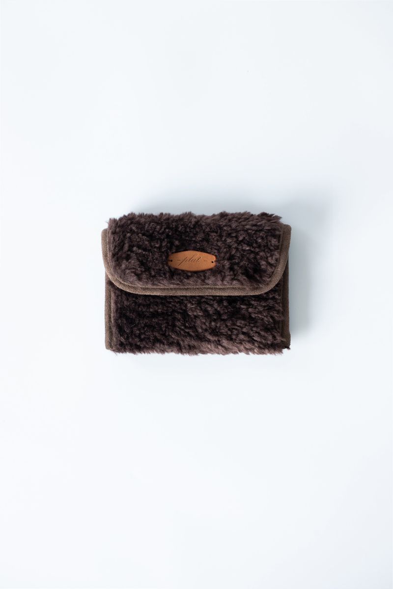 Boucle suede belt bag (Brown)