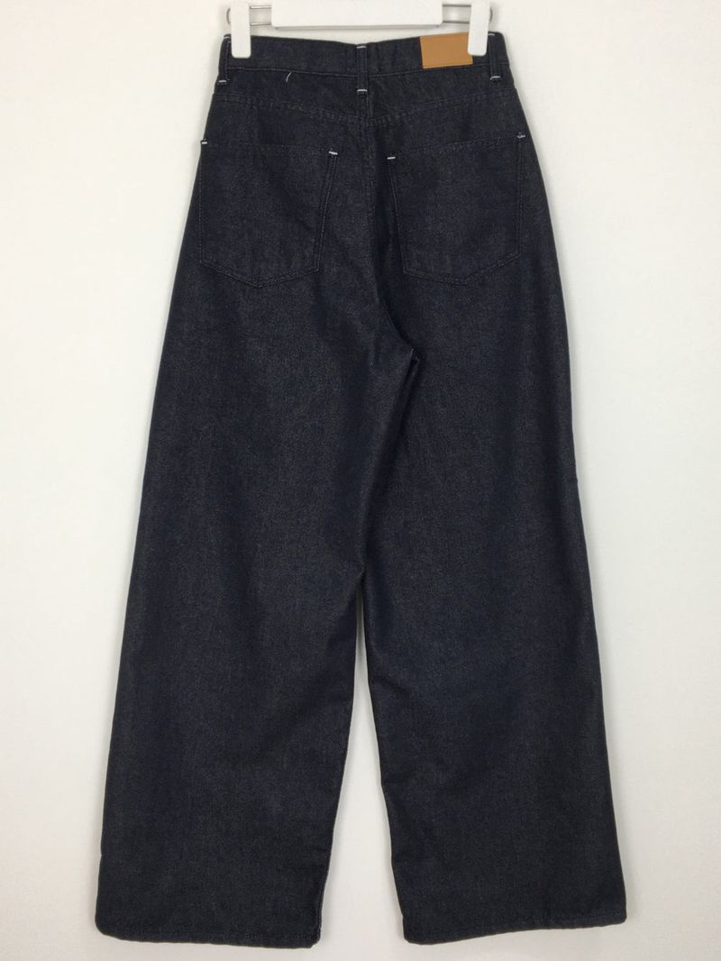 Stitched wide engine denim (2color)