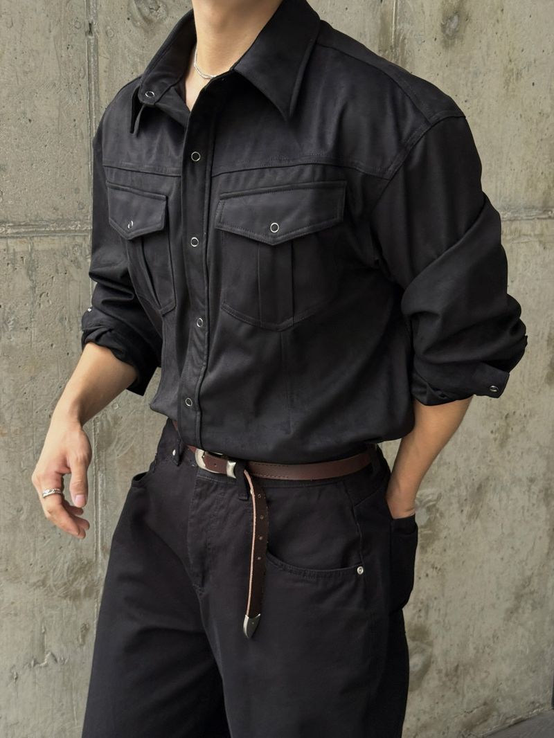 Yard suede western shirt